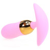 Generique Plug vibrant Stripe Egg 10 x 3cm Rose